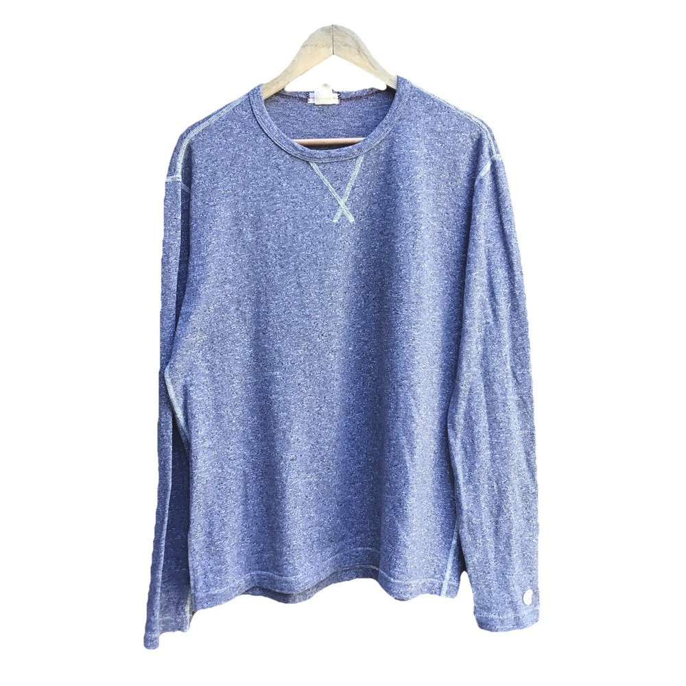 Todd Snyder x Champion Reverse Weave Made in Canada Blue Crewneck Sweatshirt L